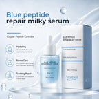 Blue Peptide Skincare Set Skin Barrier Care Facial Kit Hydrating Soothing Serum Calming Mist Toner Moisturizing Face Cream