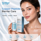 Blue Peptide Skincare Set Skin Barrier Care Facial Kit Hydrating Soothing Serum Calming Mist Toner Moisturizing Face Cream