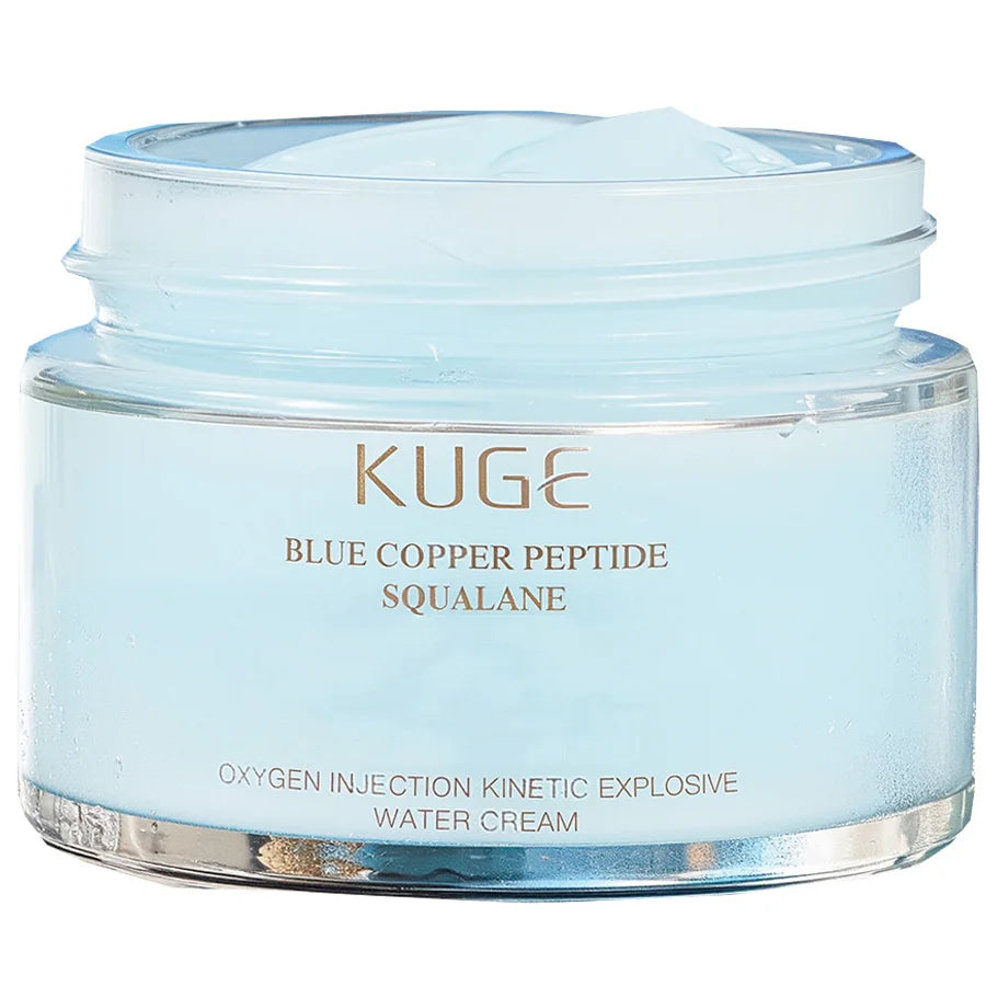 Blue Copper Peptide Collagen Firming Anti Wrinkle Face Cream Anti Aging, Repair, and Firming Daily e Moisturizing Brighten Cream