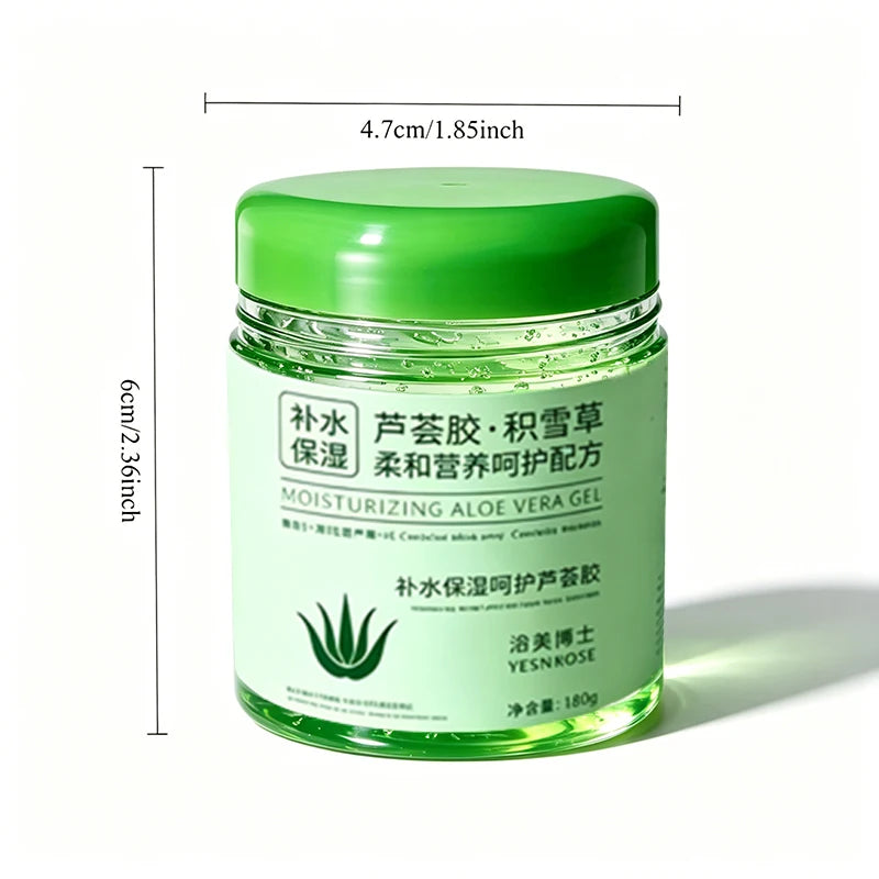 Aloe Vera Centella Asiatica Gel, Facial Care, Refreshing Aloe Vera Gel, Rich in Aloe Vera Ingredients, Hydrates and Firm