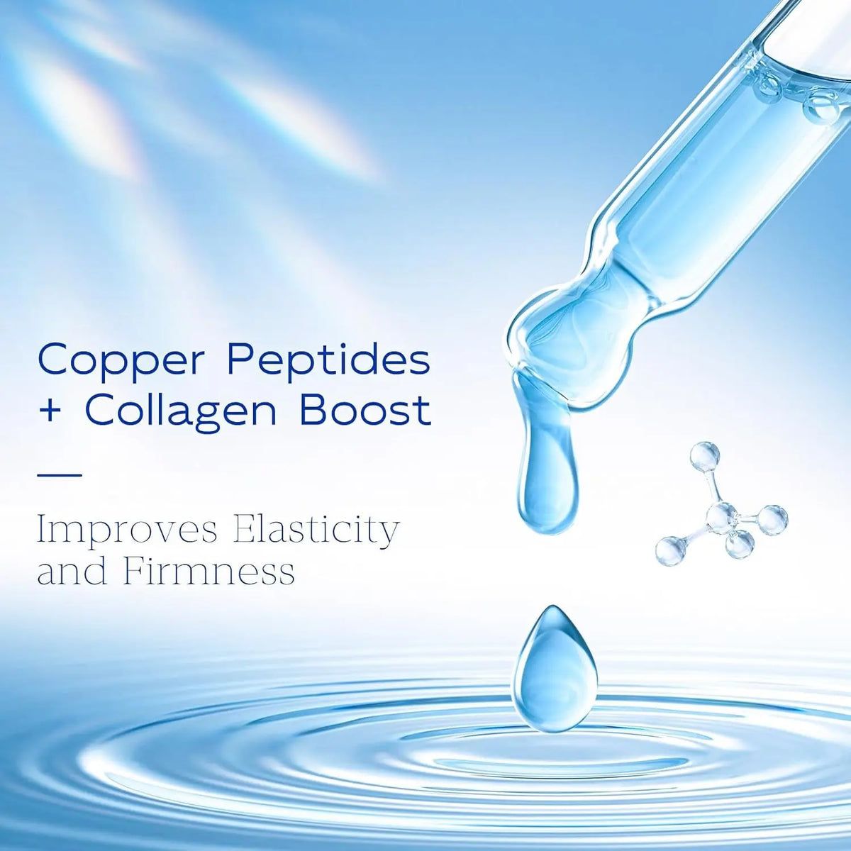 Blue Copper Peptide Collagen Firming Anti Wrinkle Face Cream Anti Aging, Repair, and Firming Daily e Moisturizing Brighten Cream
