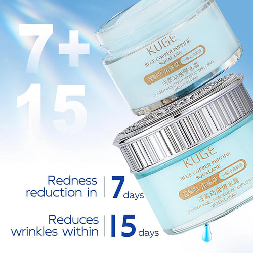 Blue Copper Peptide Collagen Firming Anti Wrinkle Face Cream Anti Aging, Repair, and Firming Daily e Moisturizing Brighten Cream