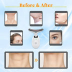 Face Lift 7 Colors Neck Beauty Neck Device Slim Massager Facial Lifting Tightening Face Wrinkle Remover Face Care Beauty Machine
